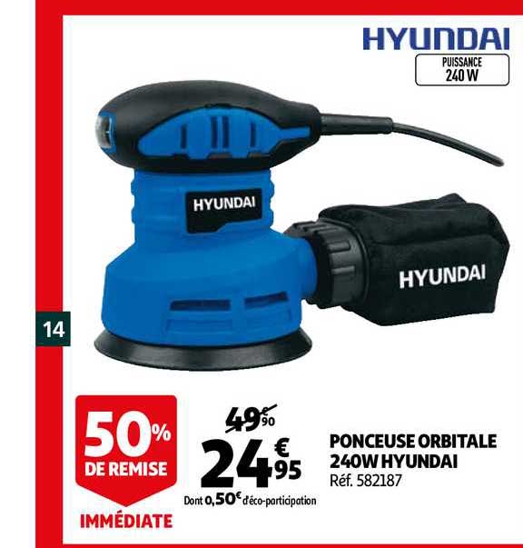 Ponceuse Orbitale 240w Hyundai