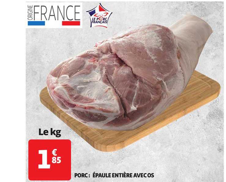 Porc : épaule Entière Avec Os