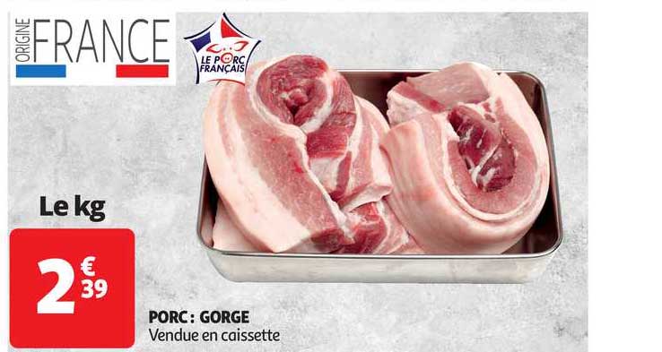 Porc : Gorge