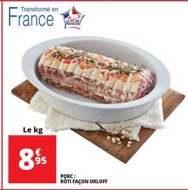 porc : rôti façon orloff