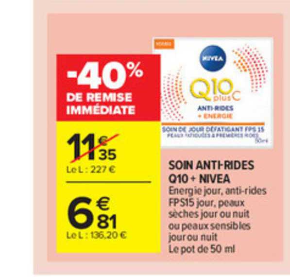 soin anti-rides q10+ nivea
