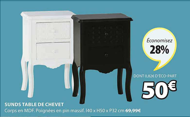 Sunds Table De Chevet