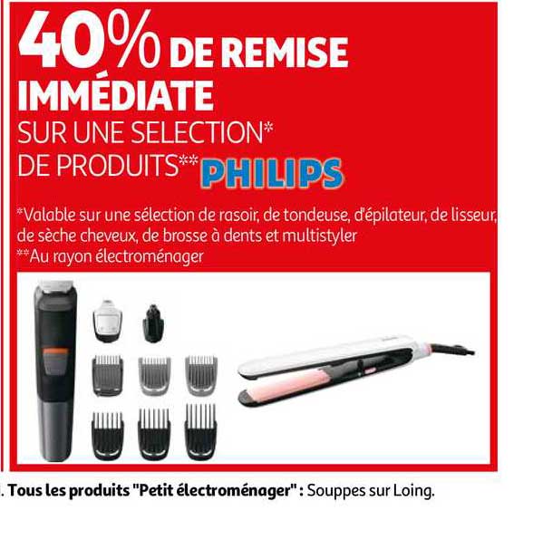 une sélection de produits philips