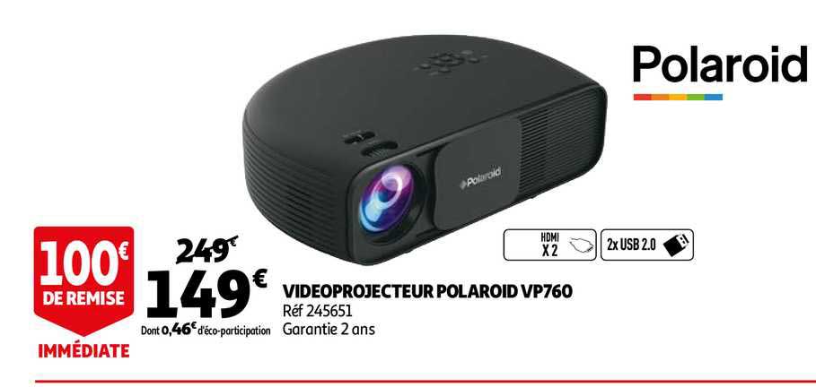 videoprojecteur polaroid vp760