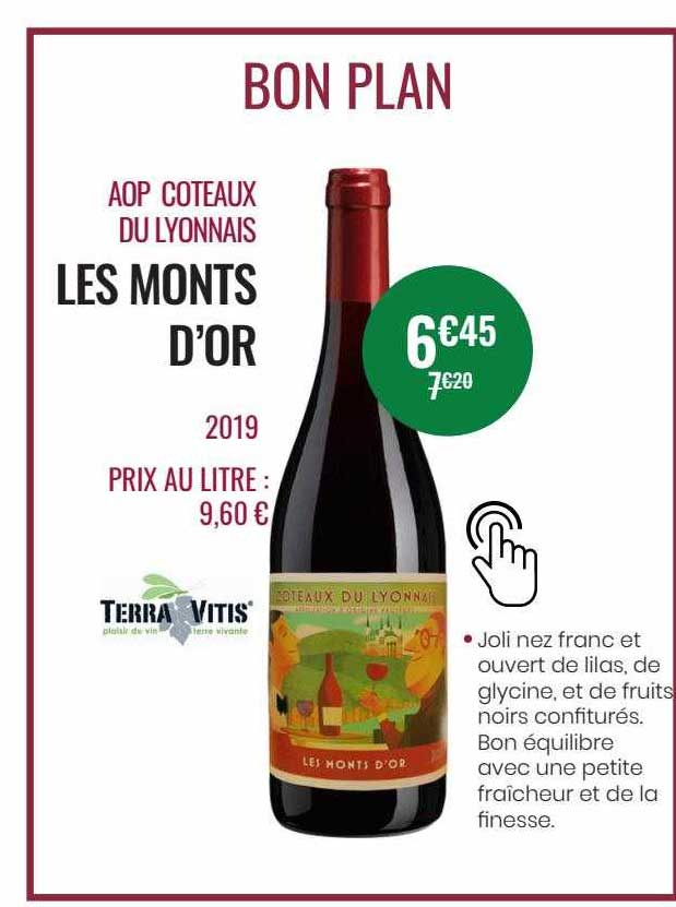 aop coteaux du lyonnais les monts d'or 2019