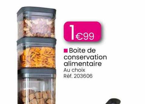 Boîte De Conservation Alimentaire