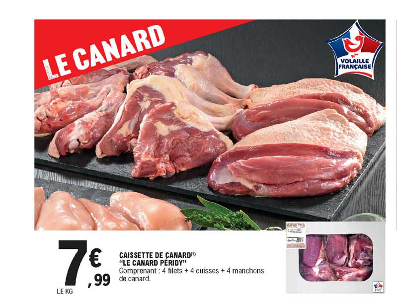 caissette de canard "le canard péridy"