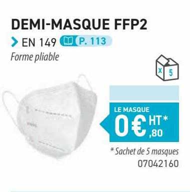 demi-masque ffp2