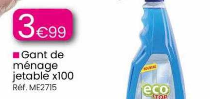 gant de ménage jetable x100