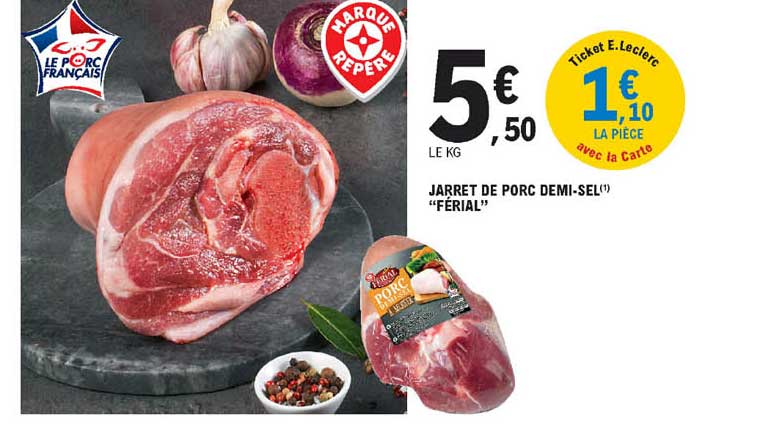 jarret de porc demi-sel "férial"