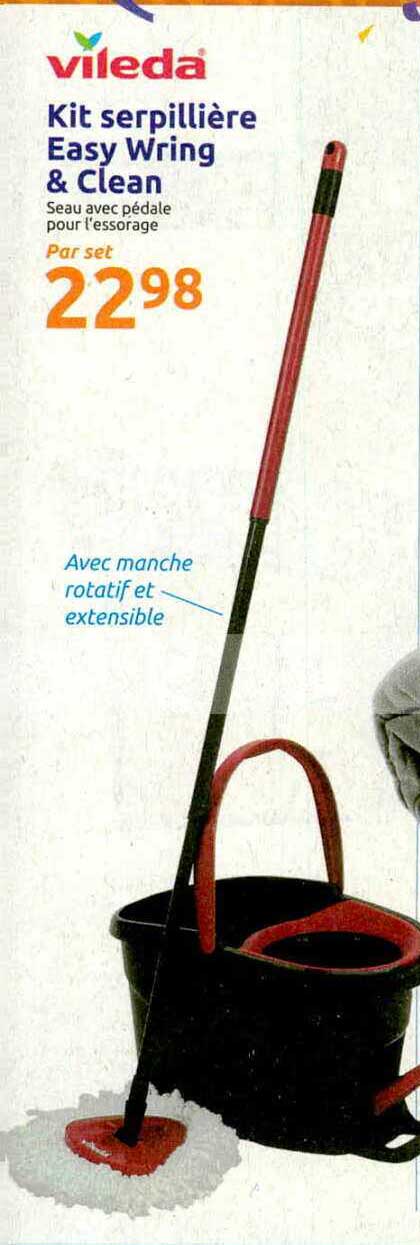 kit serpillière easy wring & clean vileda