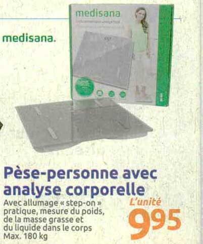 pèse-personne avec analyse corporelle