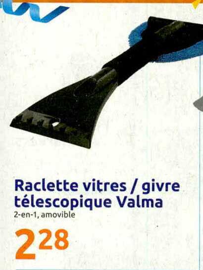 raclette vitres - givre télescopique valma