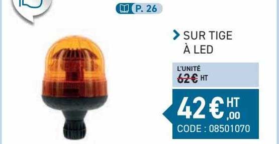sur tige à led