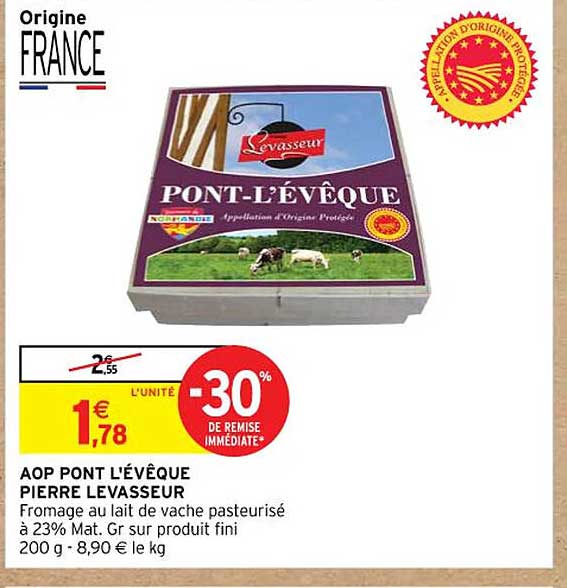 aop pont l'évêque pierre levasseur