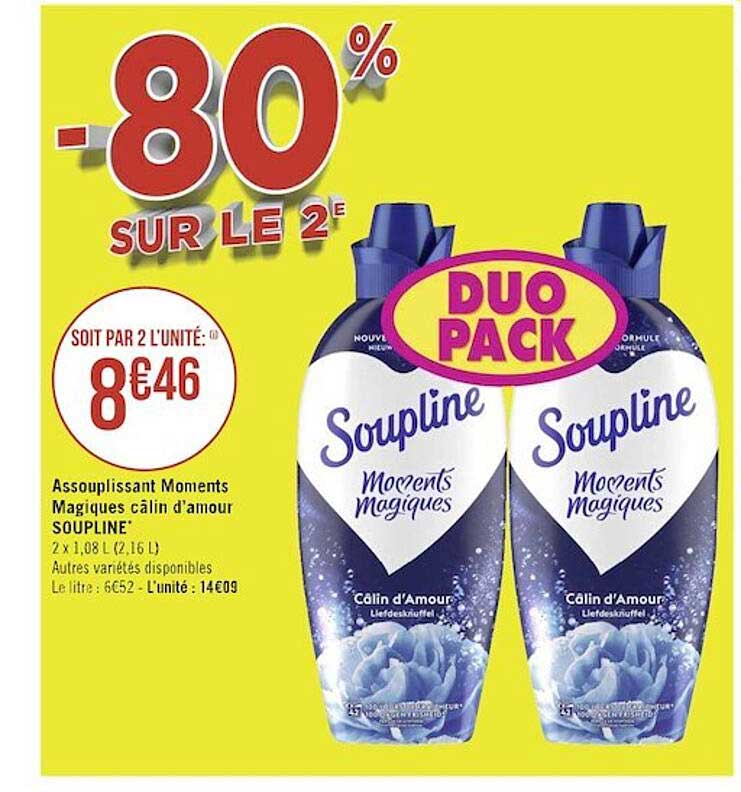 assouplissant moments magiques câlin d'amour soupline