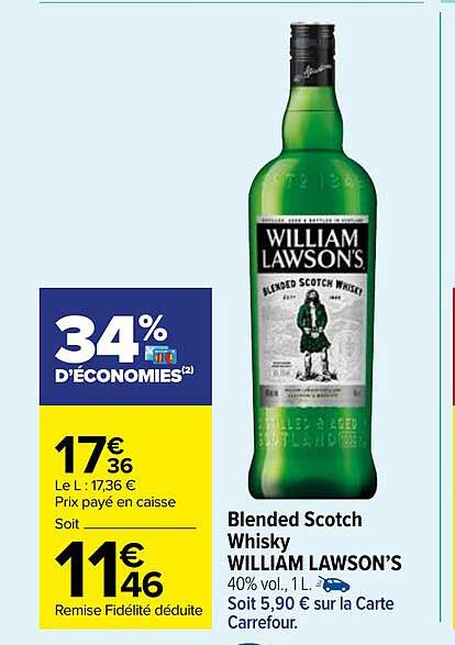 Blended Scotch Whisky William Lawson's