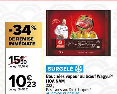 bouchées vapeur au bœuf waguy hoa nam