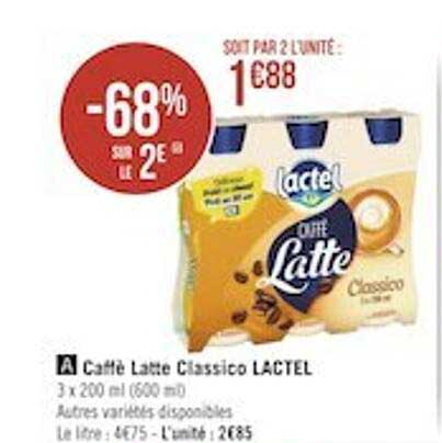 Caffé Latte Classico Lactel