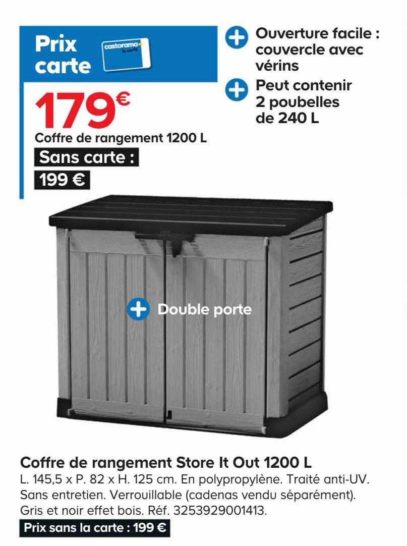 Coffret De Rangement Store It Out 1200 L