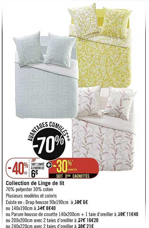 Collection De Linge De Lit