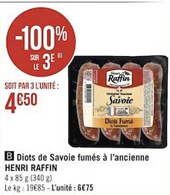 diots de savoie fumés à l'ancienne henri raffin