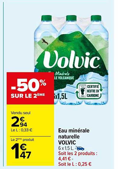 Eau Minérale Naturelle Volvic
