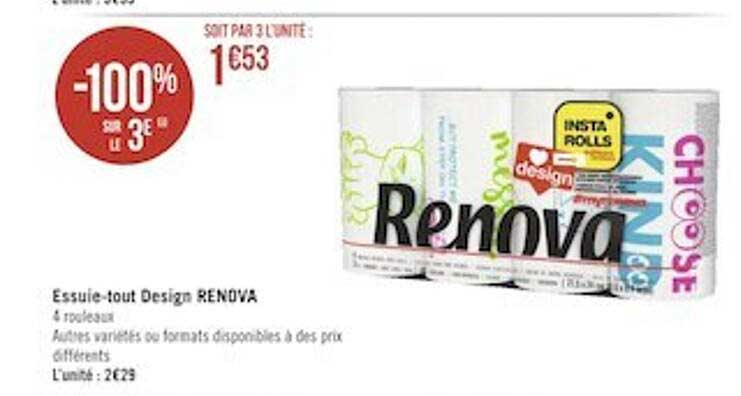 essuie-tout design renova