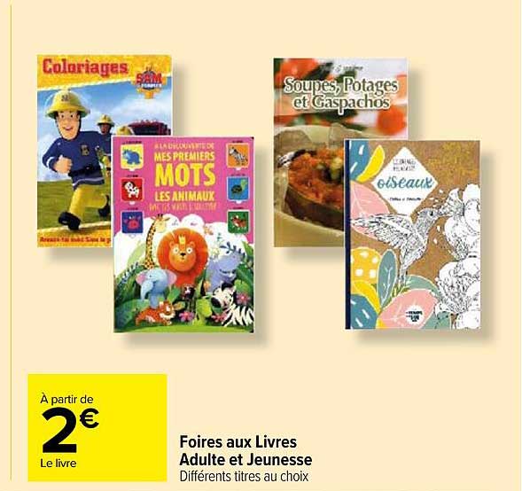 Foires Aux Livres Adulte Et Jeunesse