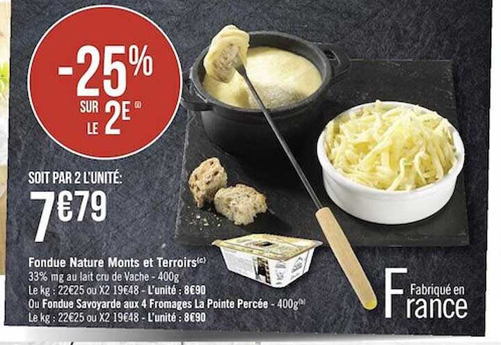 fondue nature monts et terroirs