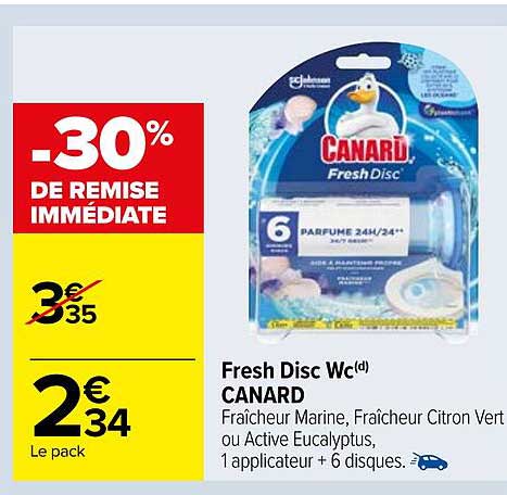 fresh disc wc canard