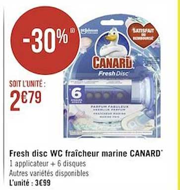 fresh disc wc fraîcheur marine canard