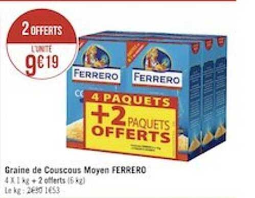 graine de couscous moyen ferrero