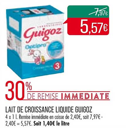 Lait De Croissance Liquide Guigoz