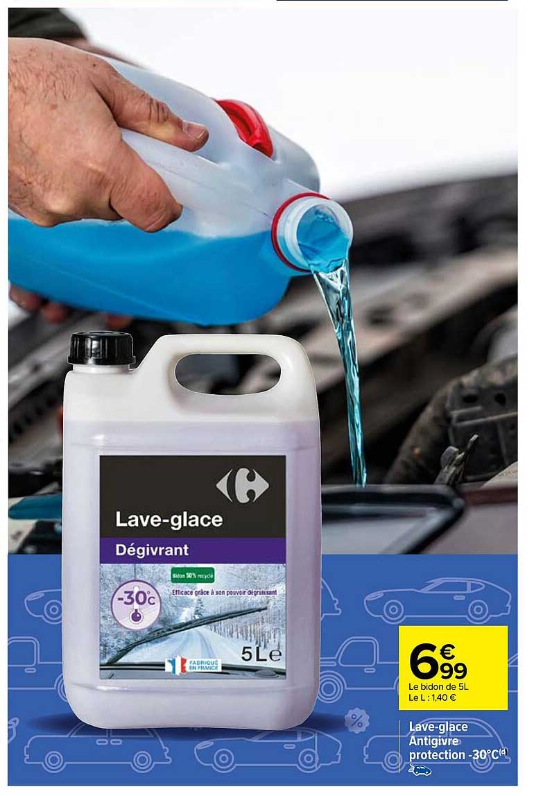 Lave Glace Antigivre Protection -30°c