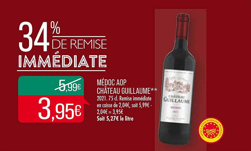 médoc aop château guillaume