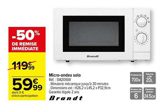 micro-ondes solo brandt