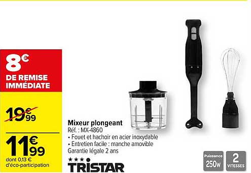 Mixeur Plongeant Tristar