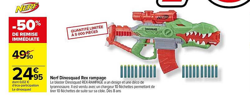 Nerf Dinosquad Rex Rampage Nerf