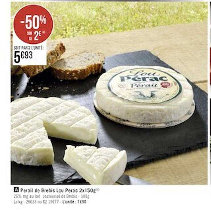 perail de brebis lou perac 2x150g