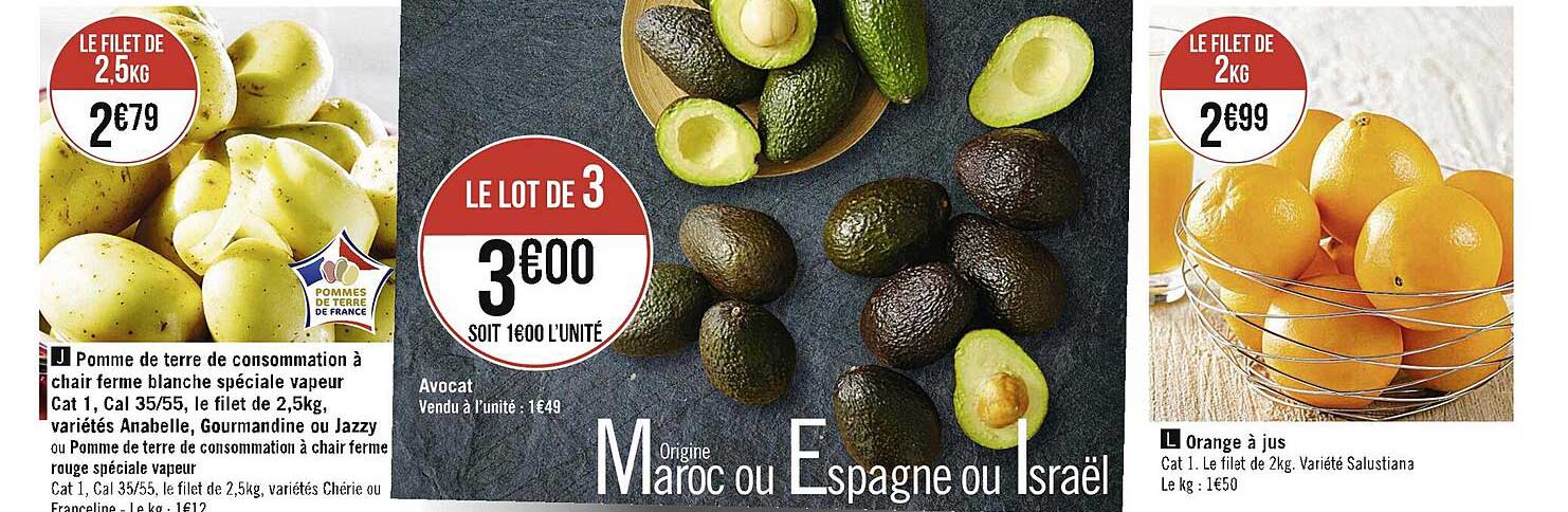 pomme de terre de consommation à chair ferme blanche spéciale vapeur variété anabelle, gourmandine ou jazzy ou pomme de terre de consommation à chair ferme rouge spéciale vapeur, orange à jus