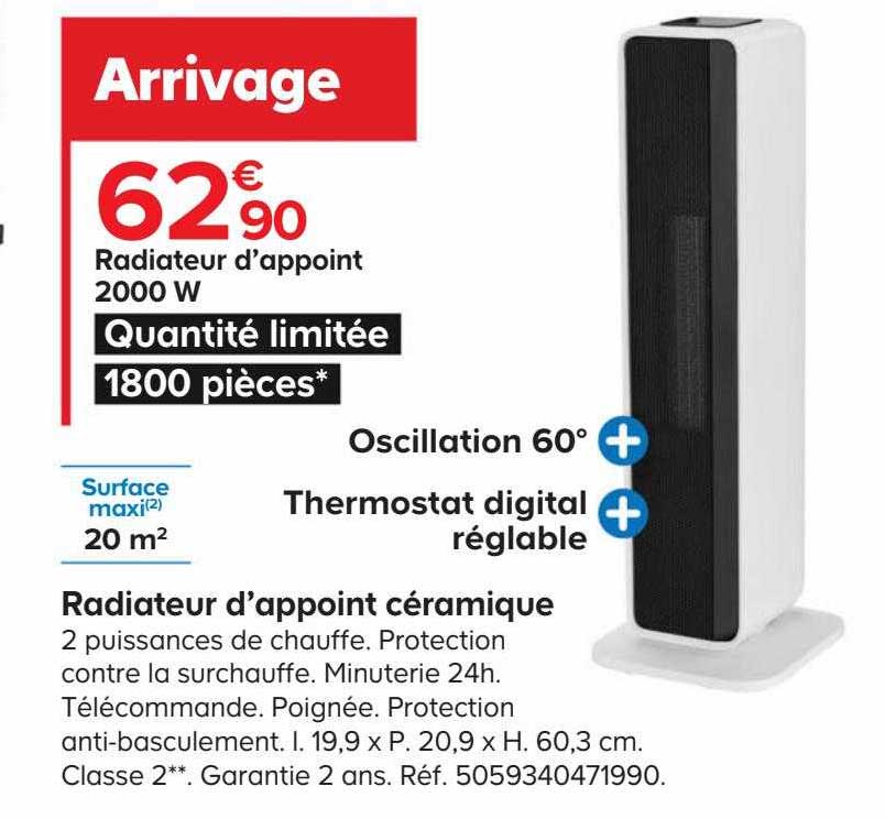 Radiateur D'appoint Céramique