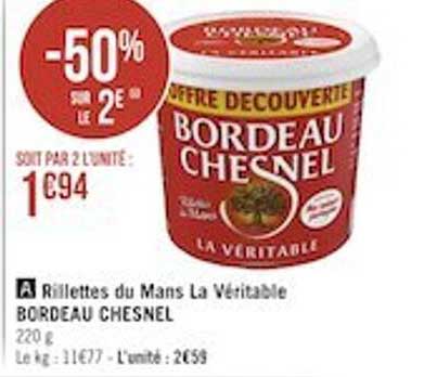 Rillettes Du Mans La Véritable Bordeau Chesnel