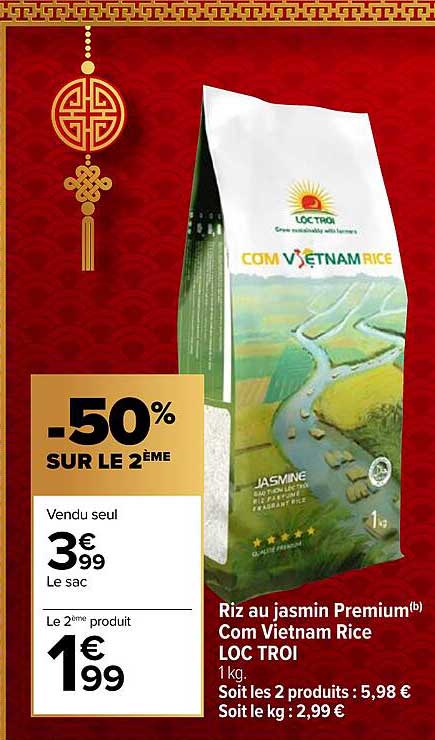 riz au jasmin premium com vietnam rice loc troi