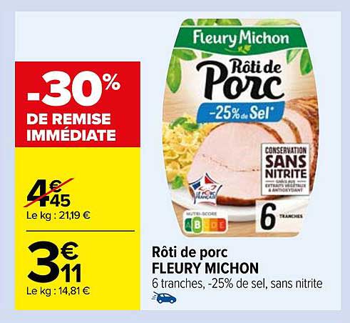 rôti de porc fleury michon