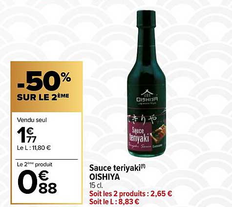 sauce teriyaki oishiya