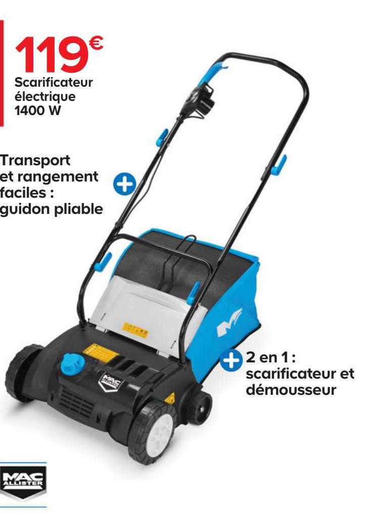 scarificateur électrique 1400 w mac allister