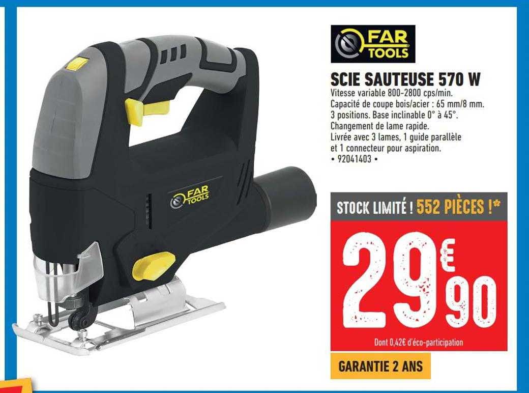 scie sauteuse 570 w far tools