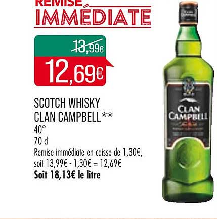 scotch whisky clan campbell