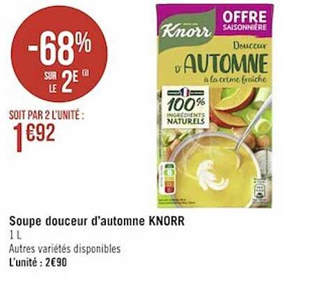 soupe douceur d'automne knorr